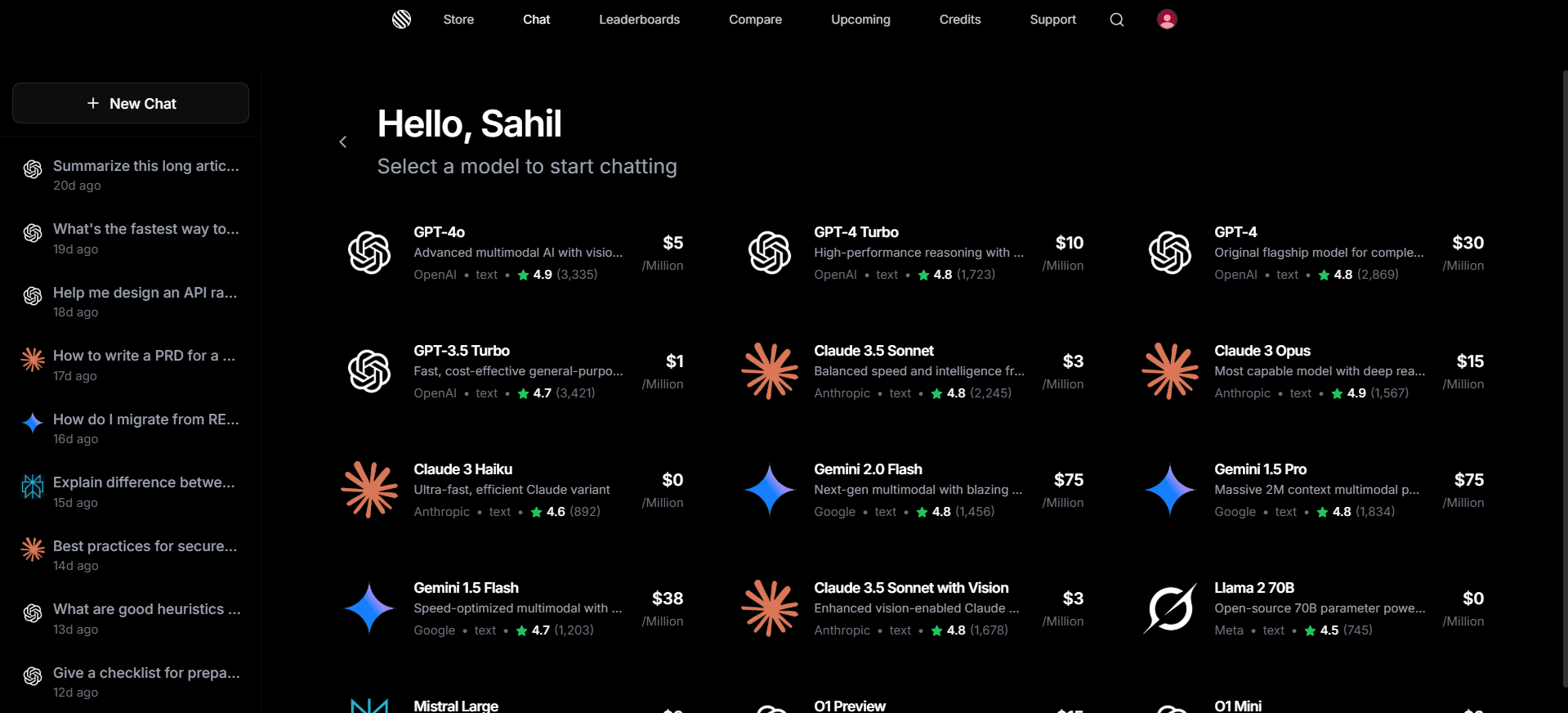 Screenshot of real-time agent collaboration in chat